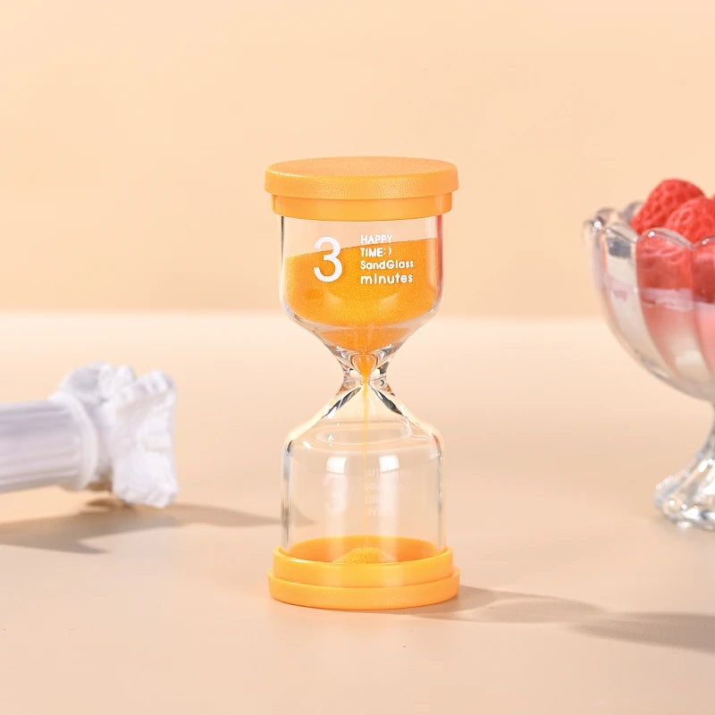 Set de sabliers colorés 3 5 10 15 30 minutes pour enfant