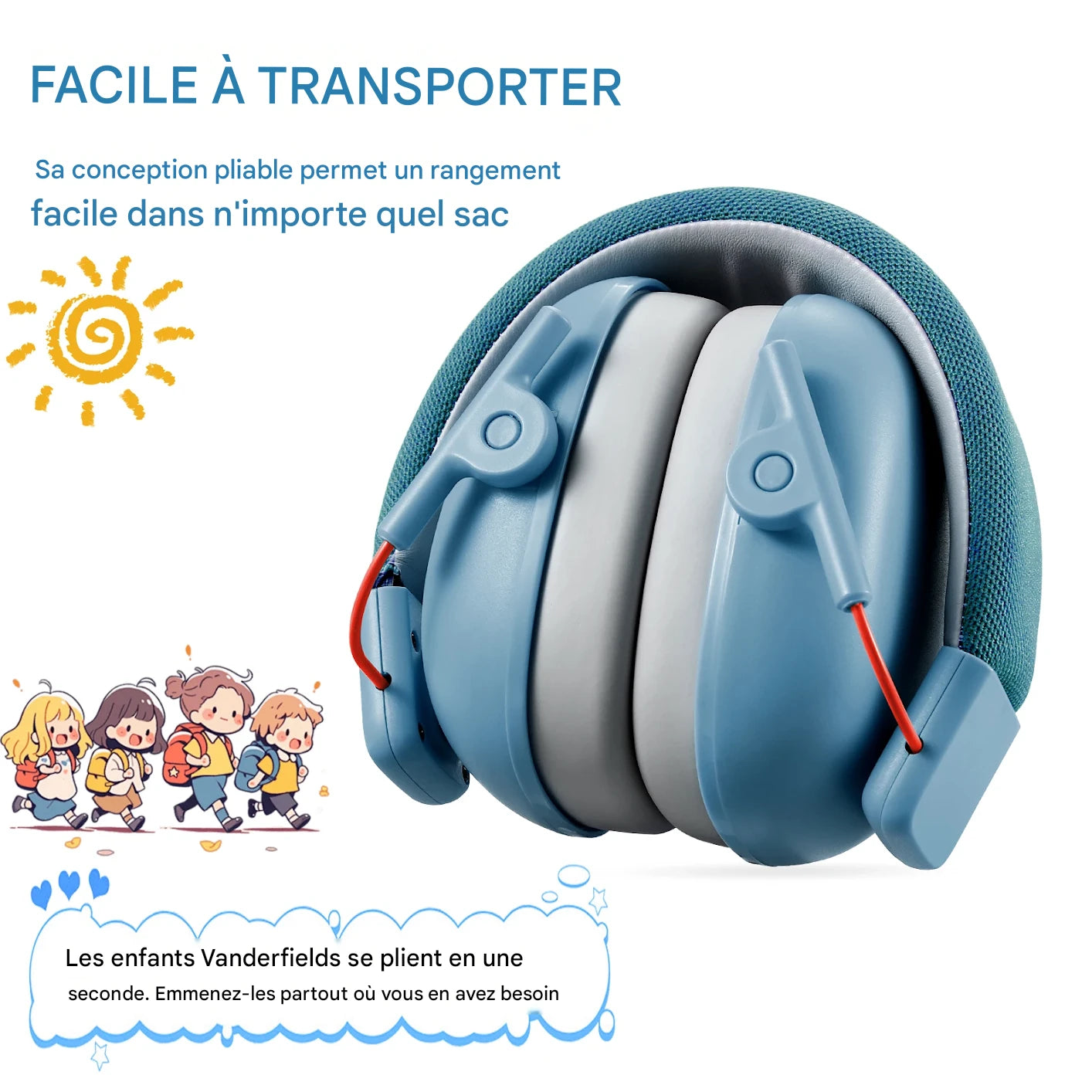 Casque Anti-bruit Enfant — Protection Auditive TDAH