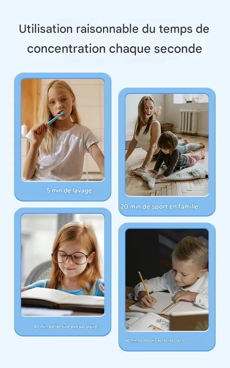 Timer Visuel 60 minutes -Minuterie pour enfants TDAH