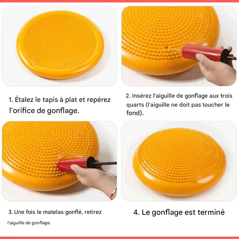 Coussin d'Équilibre Sensoriel — Concentration TDAH