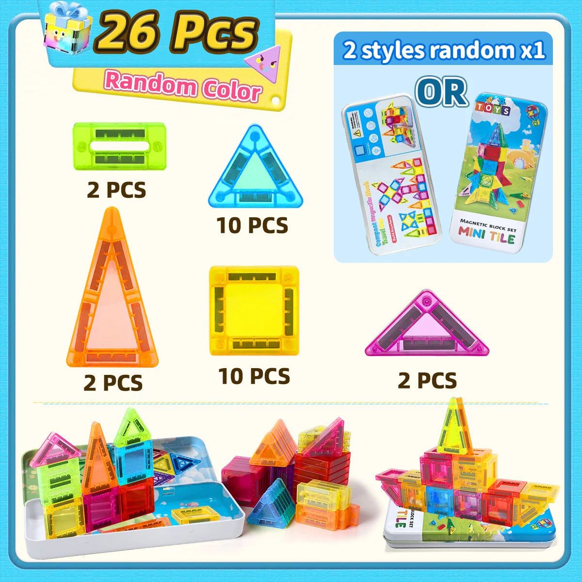 Blocs Magnétiques Éducatifs TDAH Enfant | PetitFocus