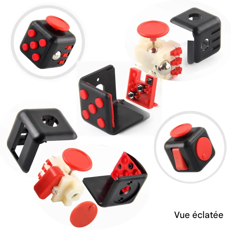 Cube Fidget Anti-stress 6 faces--Concentration TDAH