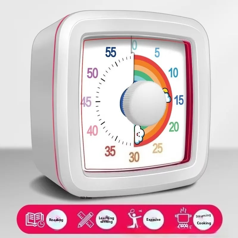 Timer Visuel 60 minutes -Minuterie pour enfants TDAH