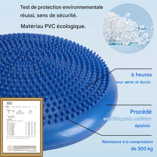 Coussin d'Équilibre Sensoriel — Concentration TDAH